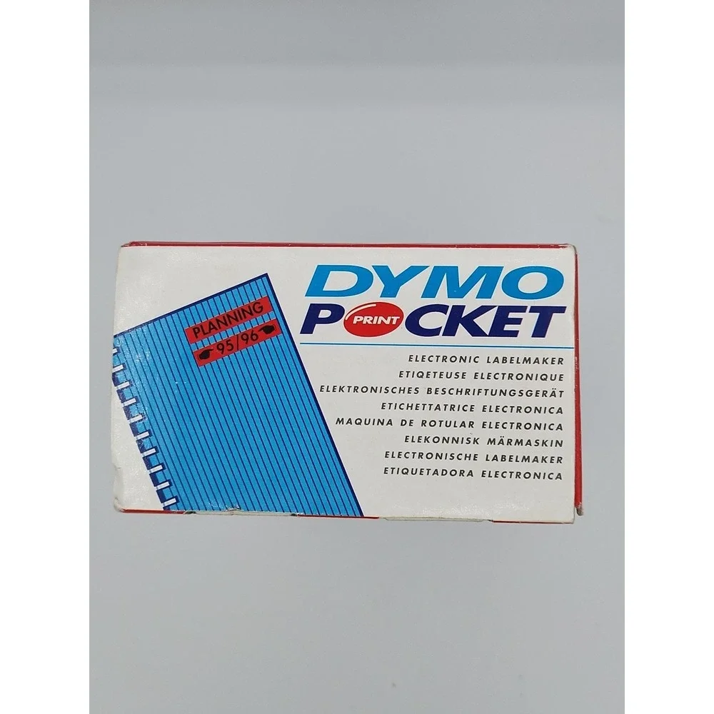 Dymo‎ Pocket Handheld Electronic Label Maker Esselte W/Manual